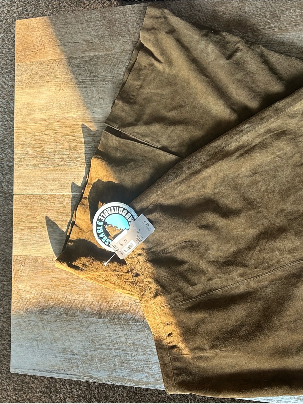 Nordstrom Olive Green Maxi Skirt